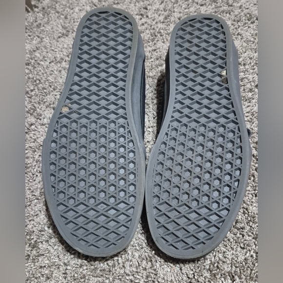 VANS Men's Sz 7 Off The Wall Pro 721356 Denim Black Grey Skateboard Sneakers - Picture 3 of 9